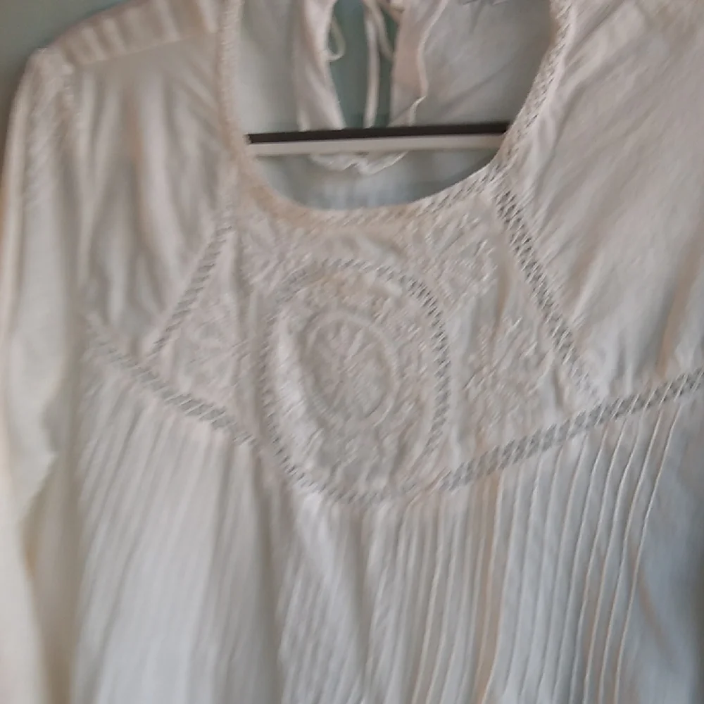 Novica XL delicate India cotton tunic blouse - Picture 5 of 16